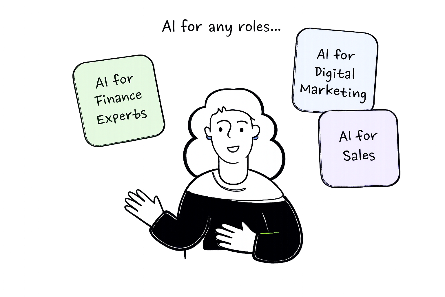 AI for any role — Finance, Marketing, Sales